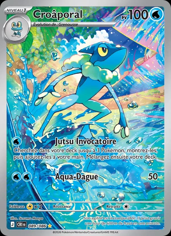 Carte Pokémon Croâporal 089/086 — Chaos Ascendant