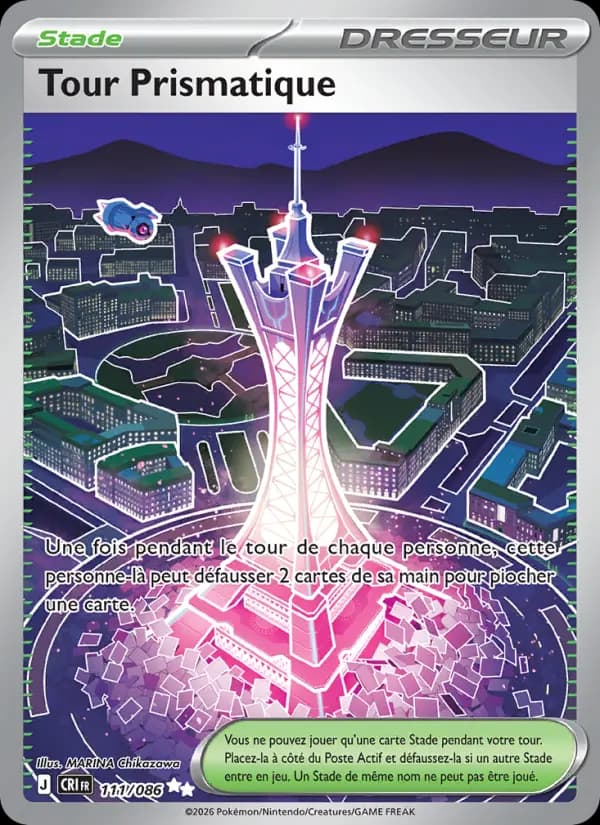 Carte Pokémon Tour Prismatique 111/086