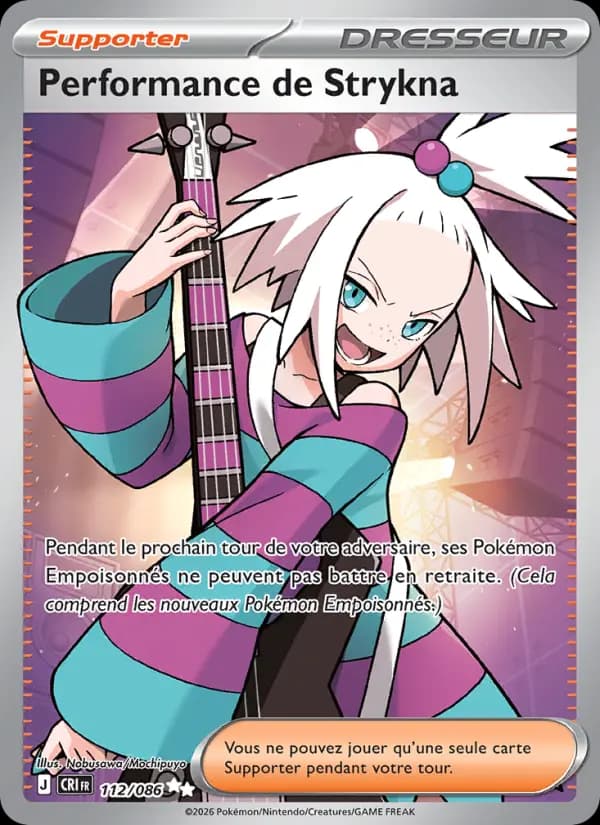 Carte Pokémon Performance de Strykna 112/086