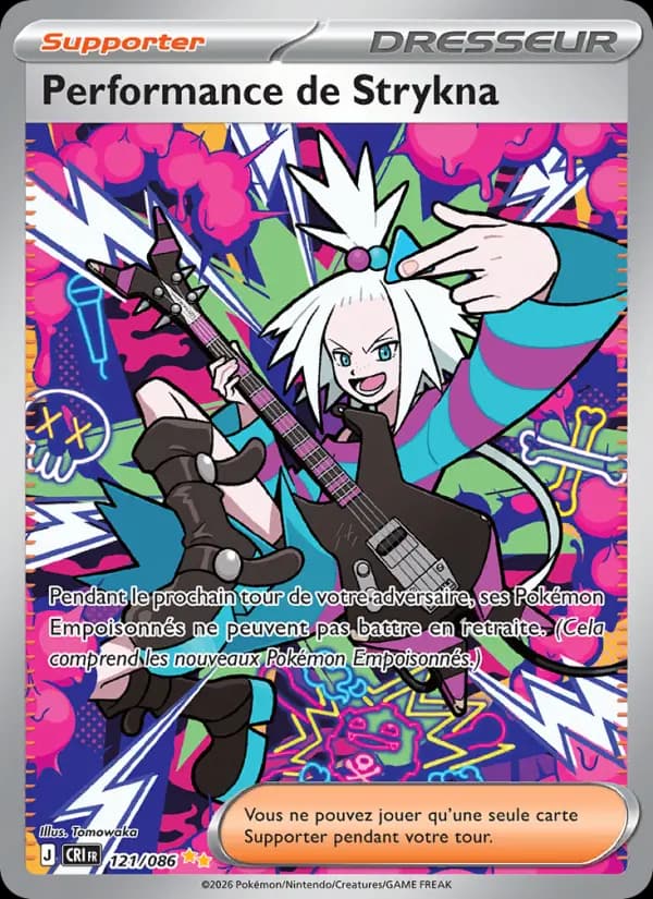Carte Pokémon Performance de Strykna 121/086 — Chaos Ascendant