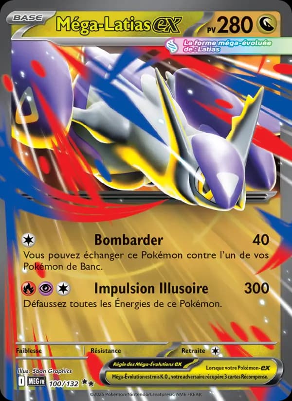 Carte Pokémon Méga-Latias ex 100