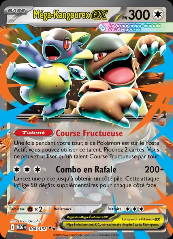 Carte Pokémon Méga-Kangourex ex 104
