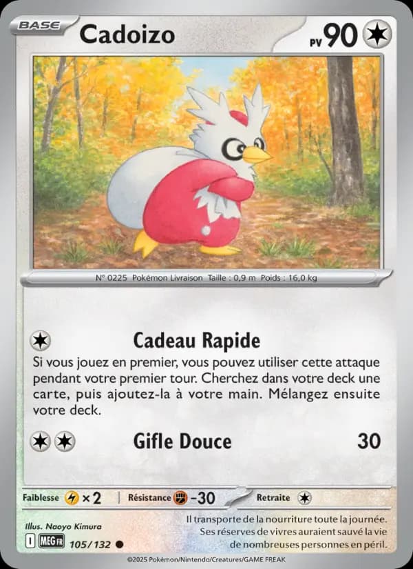 Carte Pokémon Cadoizo 105