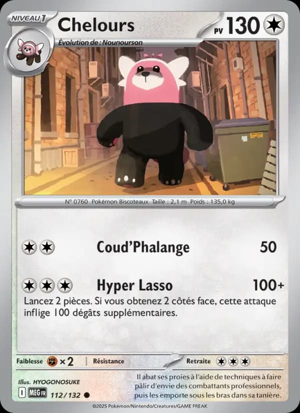 Carte Chelours la plus chère