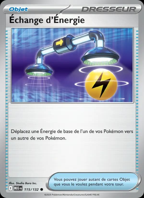 Carte Pokémon Échange d'Énergie 115