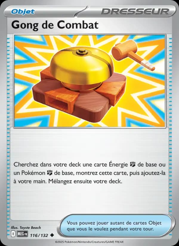 Carte Pokémon Gong de Combat 116