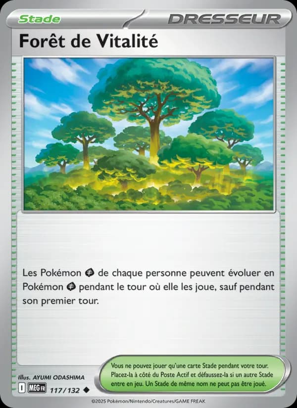 Carte Pokémon Forêt de Vitalité 117
