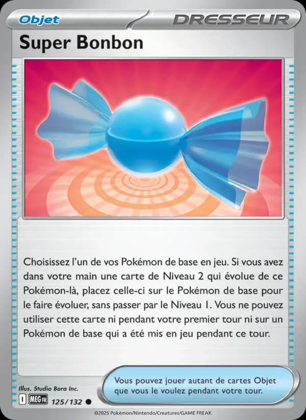 Carte Pokémon Super bonbon 125