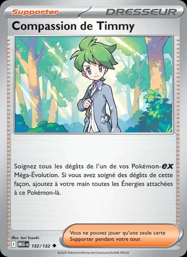 Carte Pokémon Compassion de Timmy 132