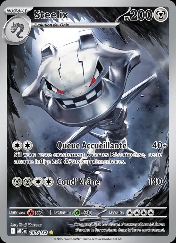 Carte Pokémon Steelix 150 — Méga-Évolution
