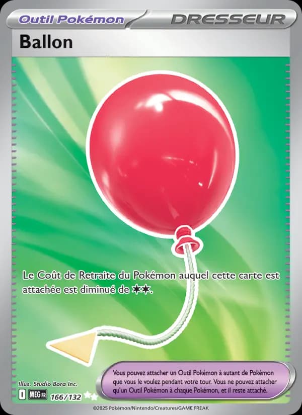Carte Pokémon Ballon 166