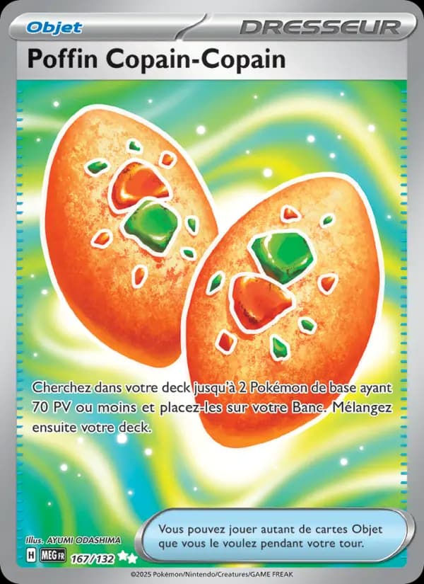 Carte Pokémon Poffin Copain-Copain 167