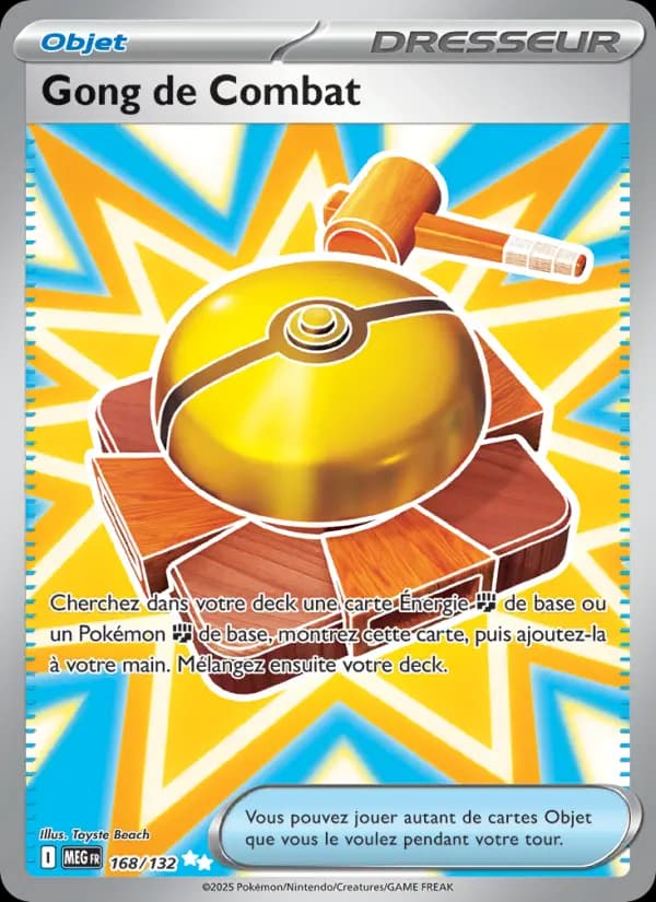 Carte Pokémon Gong de Combat 168