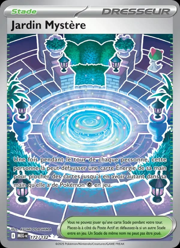 Carte Pokémon Jardin Mystère 172