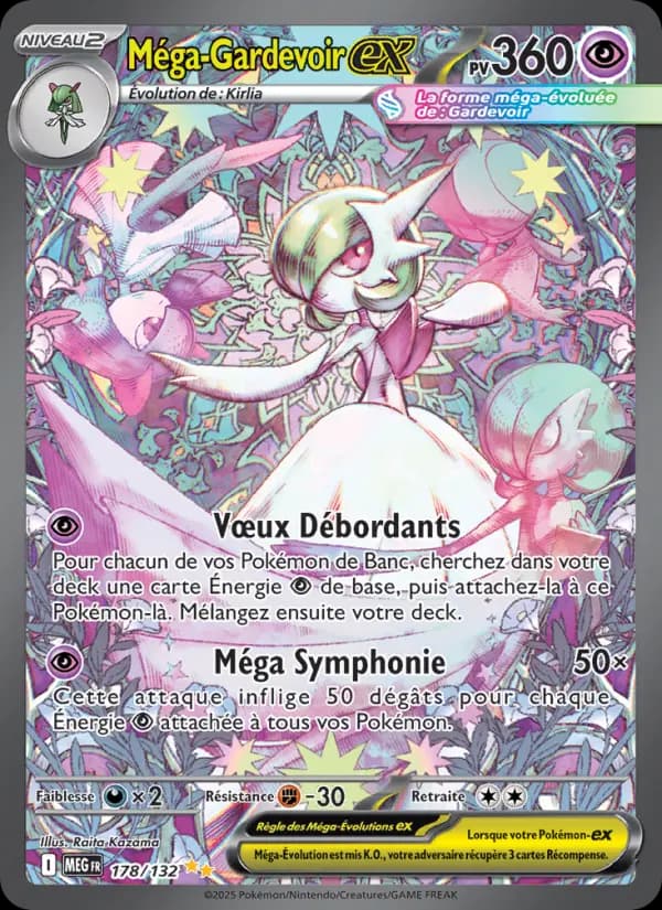 Carte Pokémon Méga-Gardevoir ex 178 — Méga-Évolution