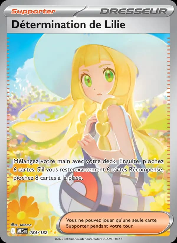 Carte Pokémon Détermination de Lilie 184 — Méga-Évolution