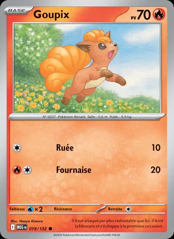 Carte Pokémon Goupix 19