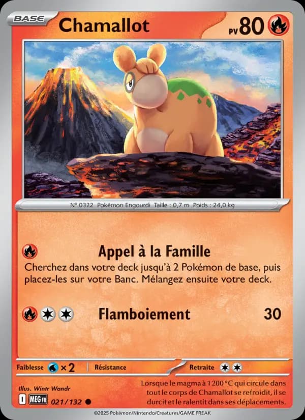 Carte Pokémon Chamallot 21