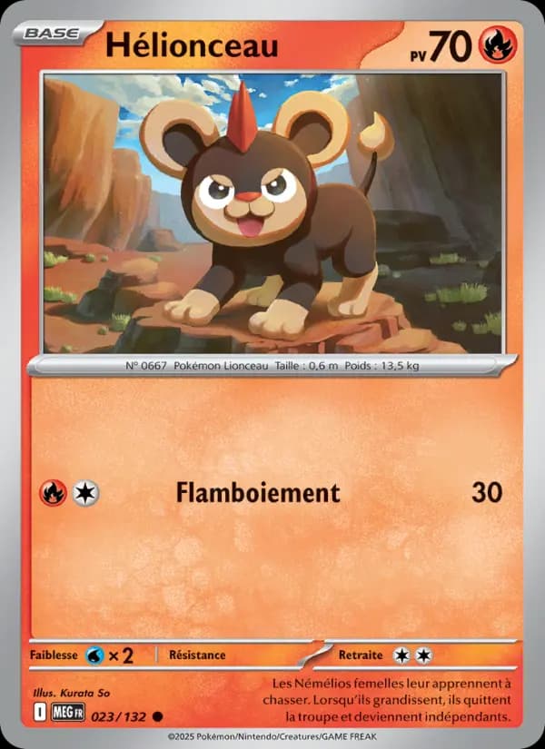 Carte Pokémon Hélionceau 23