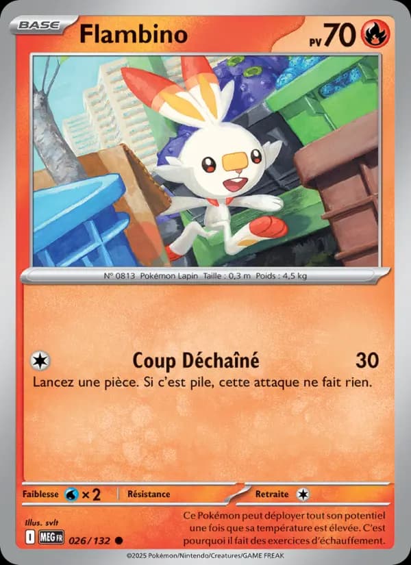 Carte Pokémon Flambino 26
