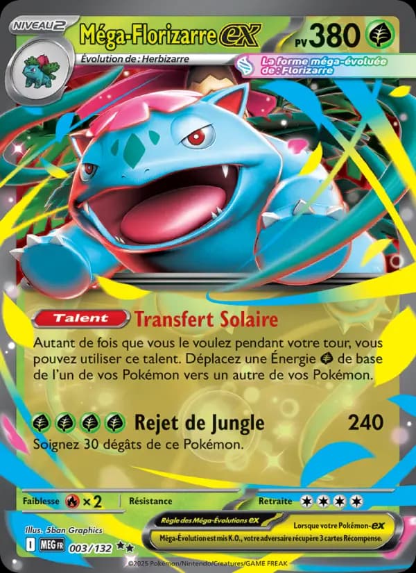 Carte Pokémon Méga-Florizarre ex 3