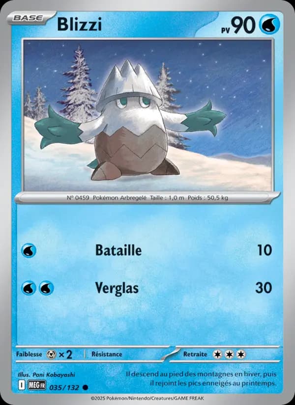 Carte Pokémon Blizzi 35