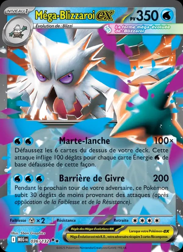 Carte Pokémon Méga-Blizzaroi ex 36