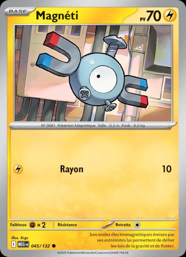 Carte Pokémon Magnéti 45