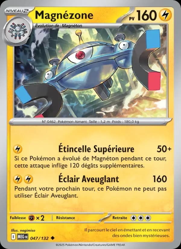 Carte Pokémon Magnézone 47