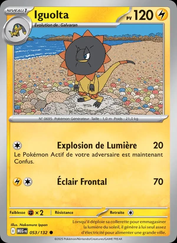 Carte Pokémon Iguolta 53