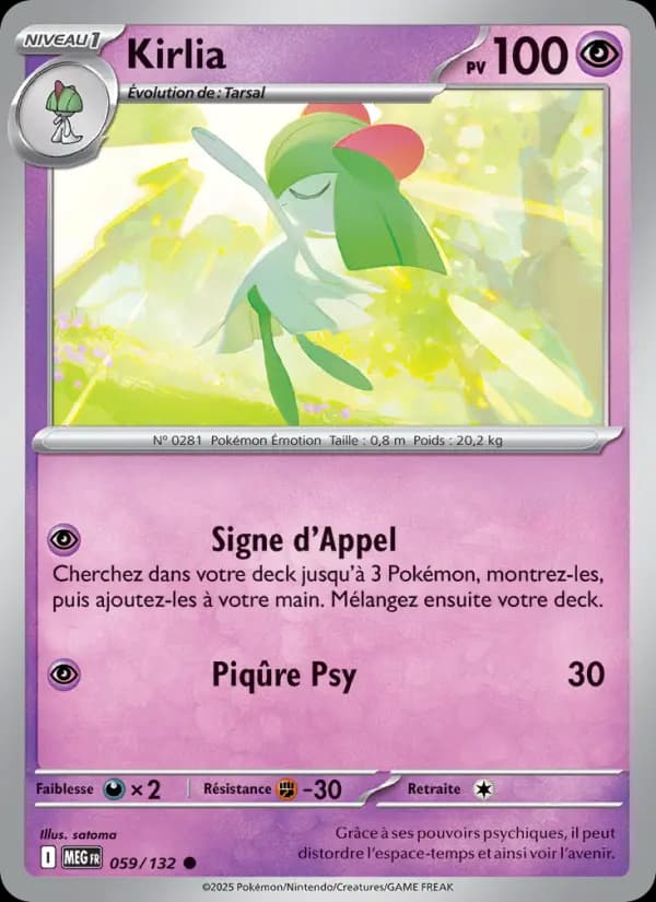 Carte Kirlia la plus chère