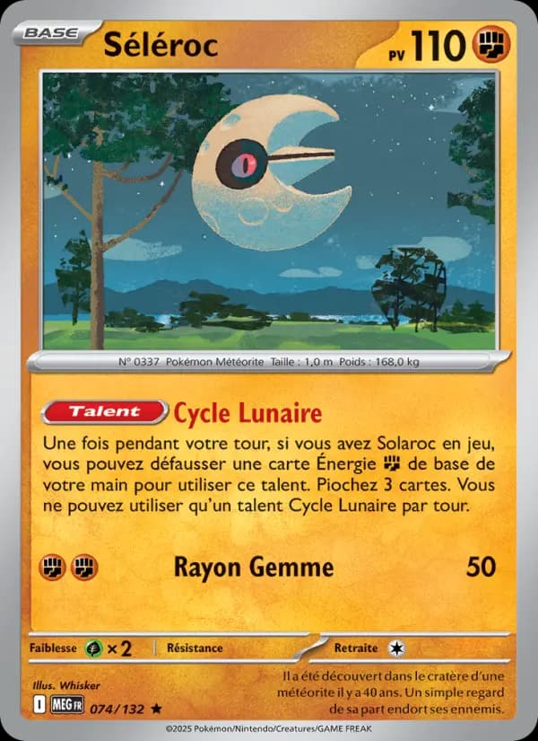 Carte Pokémon Séléroc 74