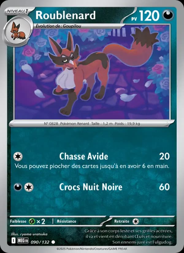Carte Roublenard la plus chère