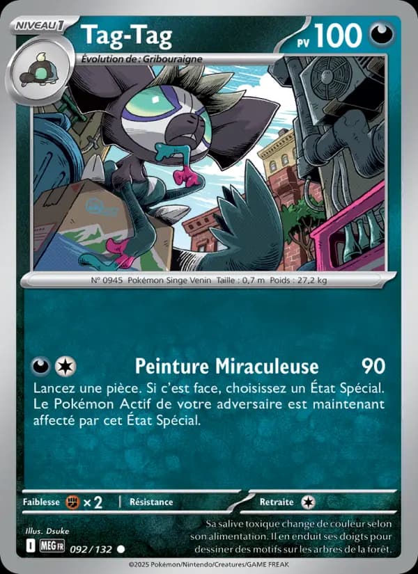 Carte Tag-Tag la plus chère