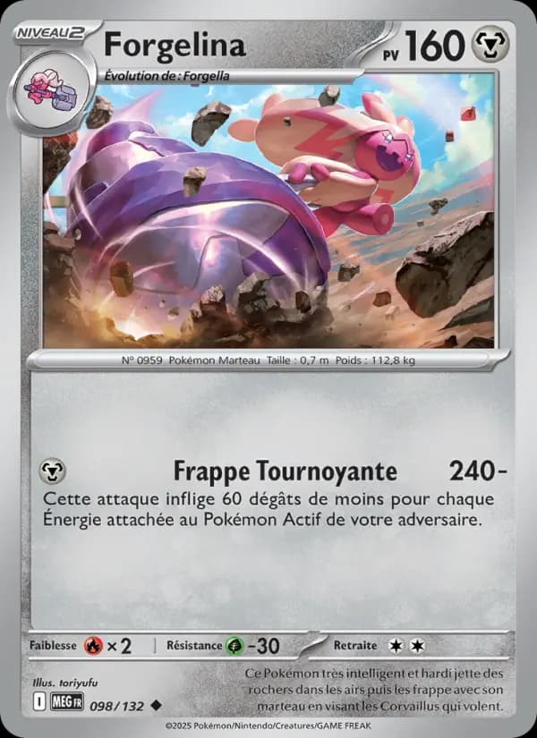 Carte Forgelina la plus chère
