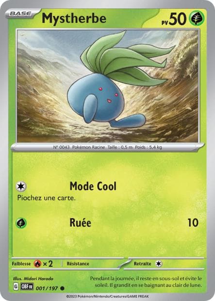 Carte Pokémon Mystherbe 1