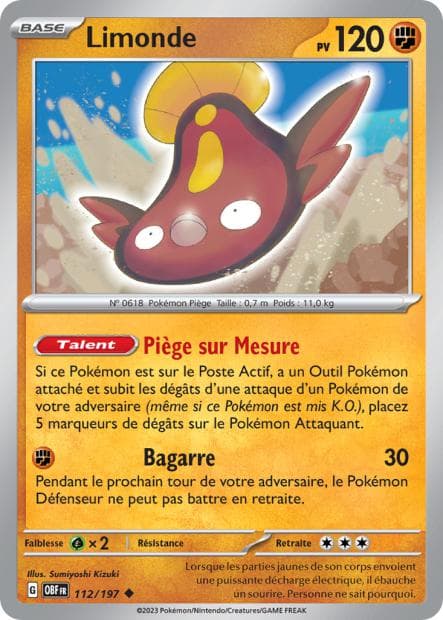 Carte Pokémon Limonde 112