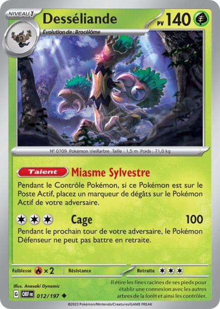 Carte Pokémon Desséliande 12