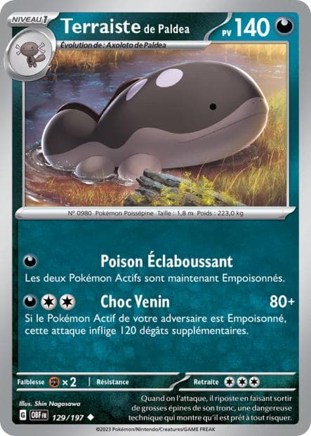 Carte Pokémon Terraiste de Paldea 129
