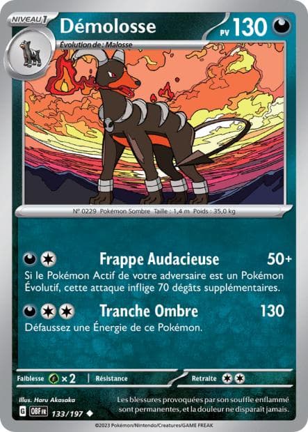 Carte Pokémon Démolosse 133