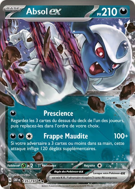 Carte Pokémon Absol ex 135