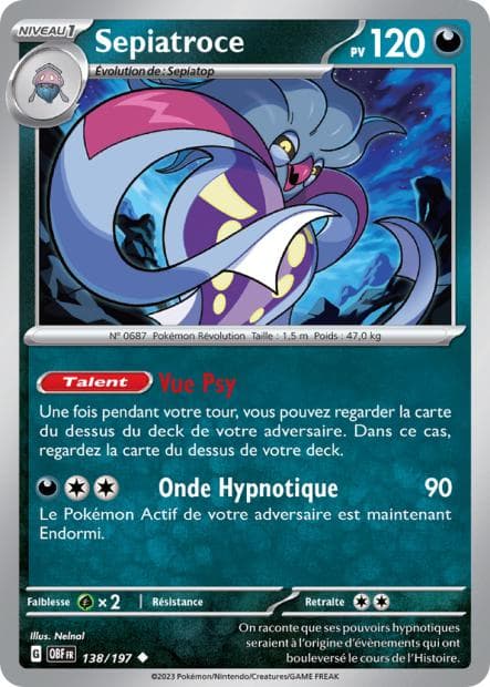 Carte Sepiatroce la plus chère