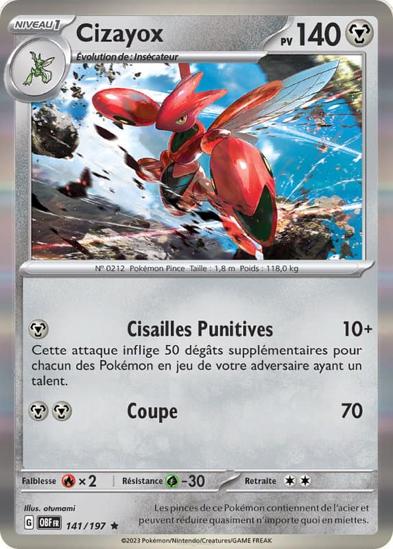Carte Pokémon Cizayox 141