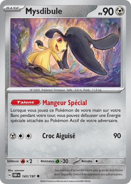 Carte Pokémon Mysdibule 143