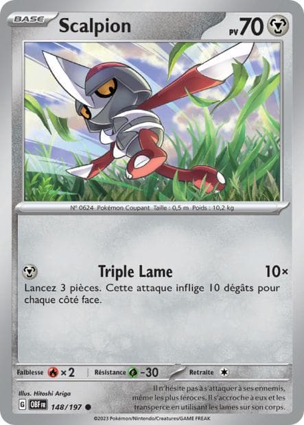 Carte Pokémon Scalpion 148