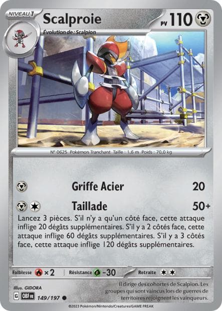 Carte Scalproie la plus chère