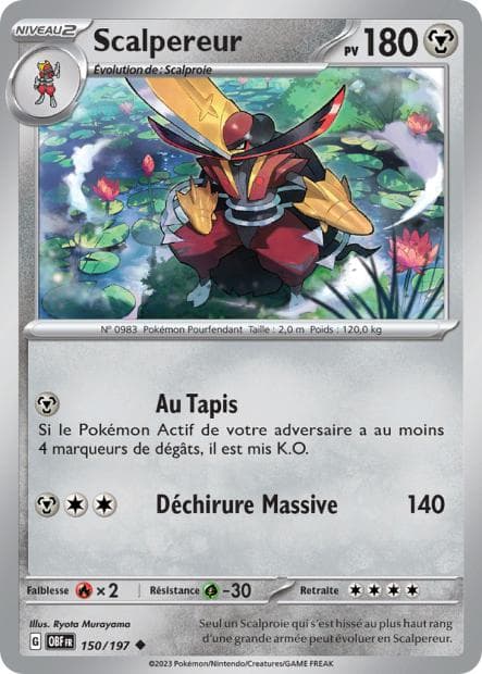 Carte Pokémon Scalpereur 150