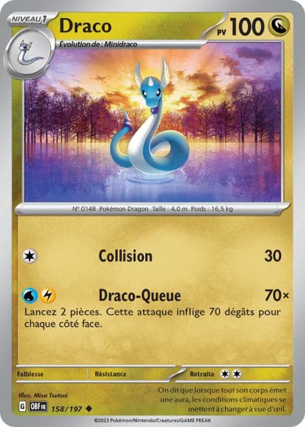 Carte Pokémon Draco 158
