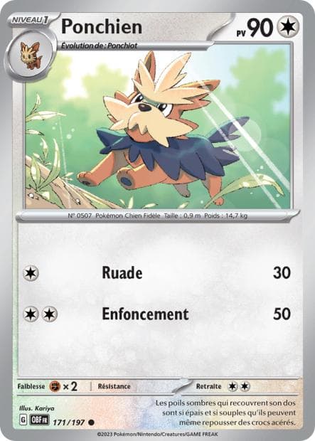 Carte Ponchien la plus chère