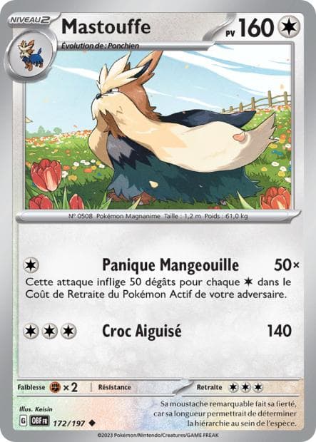 Carte Mastouffe la plus chère